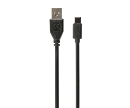 Kabel GEMBIRD Kabel USB 2.0 typu AC AM-CM 1m czarny CCP-USB2-AMCM-1M